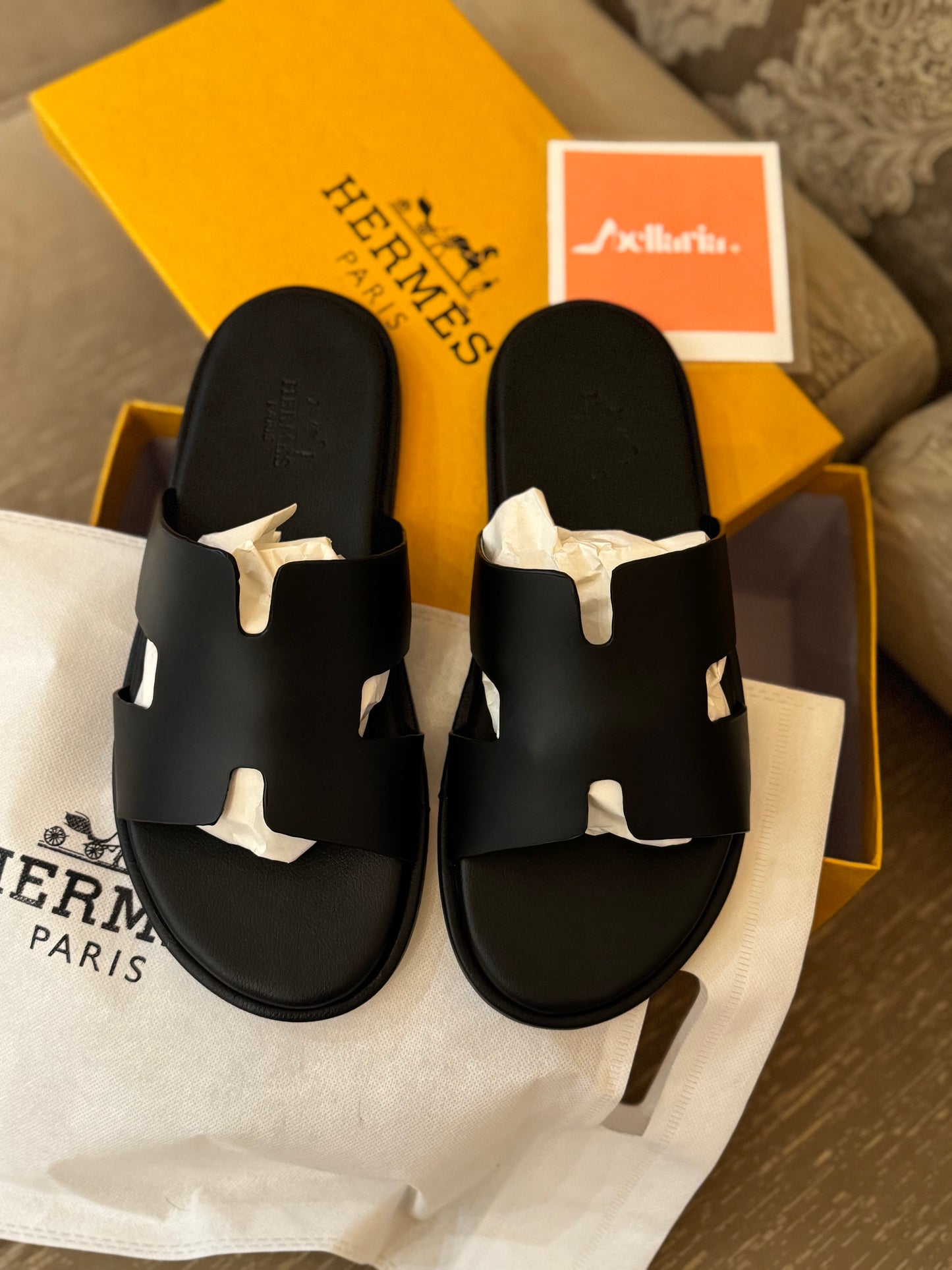 Hmes Izmir MEN’S Sandals - Black