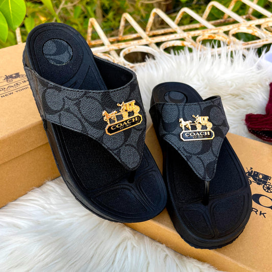 COACHH WEDGE - BLACK