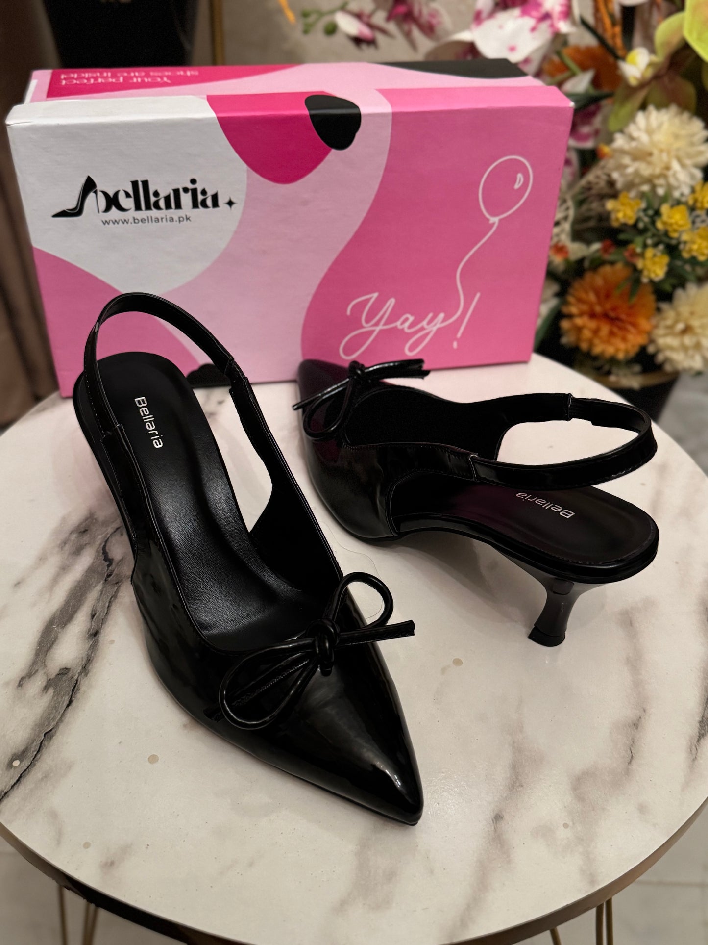 SIENNA STELLATO HEEL - Black