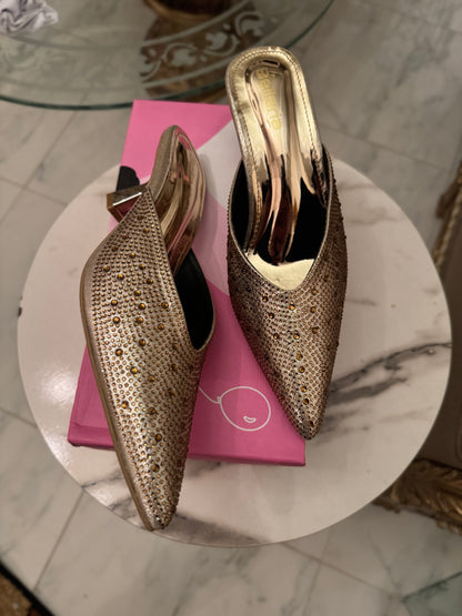 Glim Kitten Heel - Golden