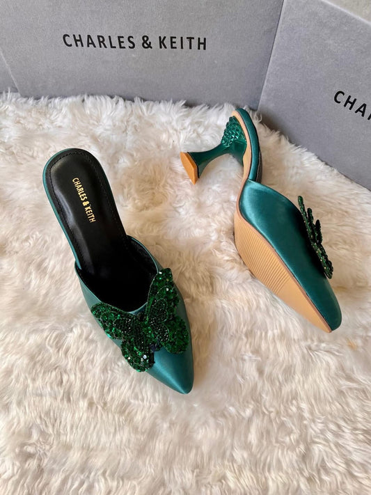 BELLARIA CHARLES HEEL - ZINC