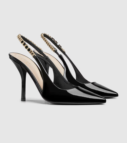 GC SIGNORIA SLINGBACK - BLACK