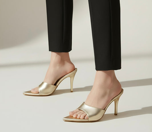 NOIRA HEEL - GOLDEN