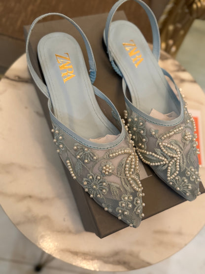 Viked Pumps - Skyblue