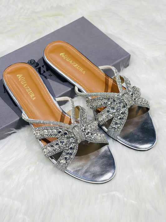 BELLARIA MIVA FLATS  - SILVER