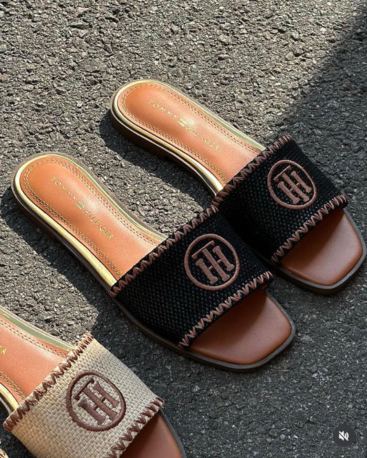 Hilfiger pezley slides - Black