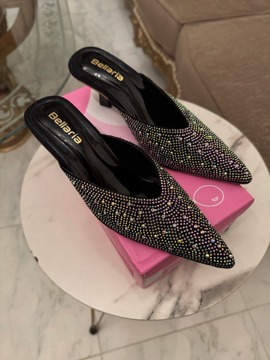 Glim Kitten Heel - Black