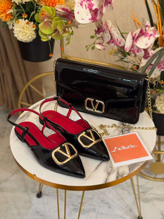 VLTN COMBO - bag and slipper