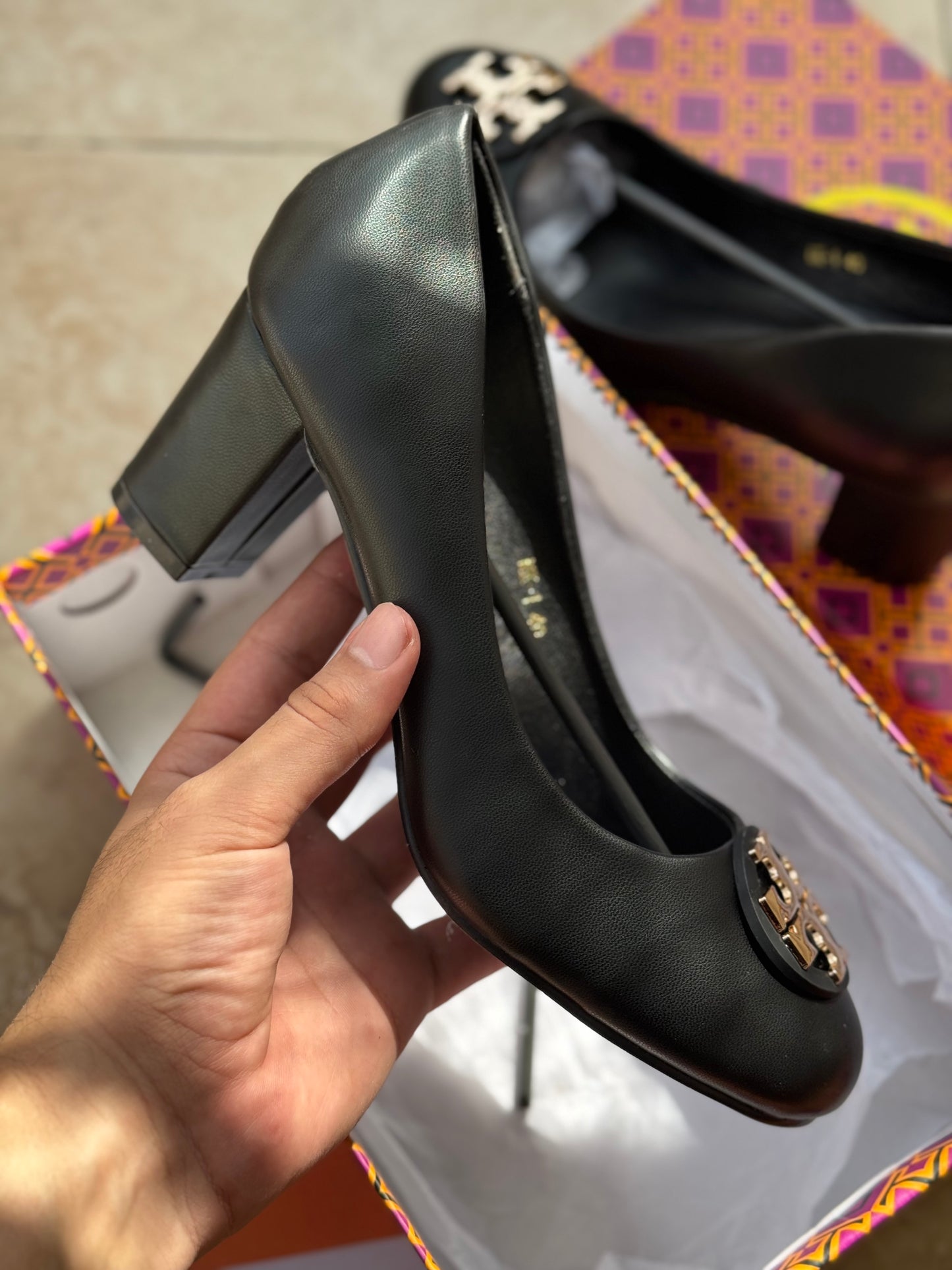 TORY COURT SHOES - Black PREMIUM