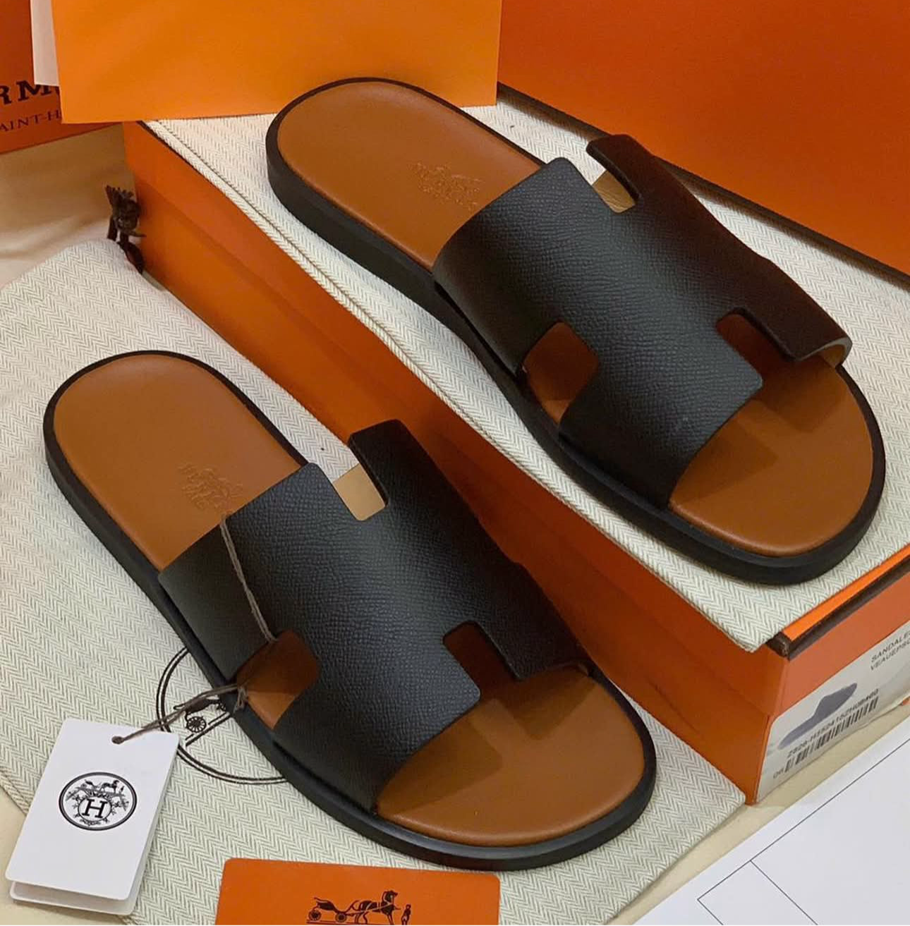 Hmes Izmir Women Sandals - Brown black