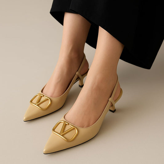 BELLARIA VLNT HEEL - BEIGE