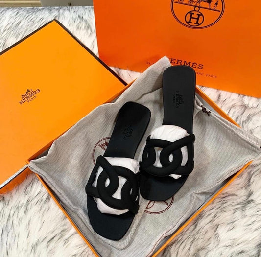 HMES ALOHA SLIDES - BLACK