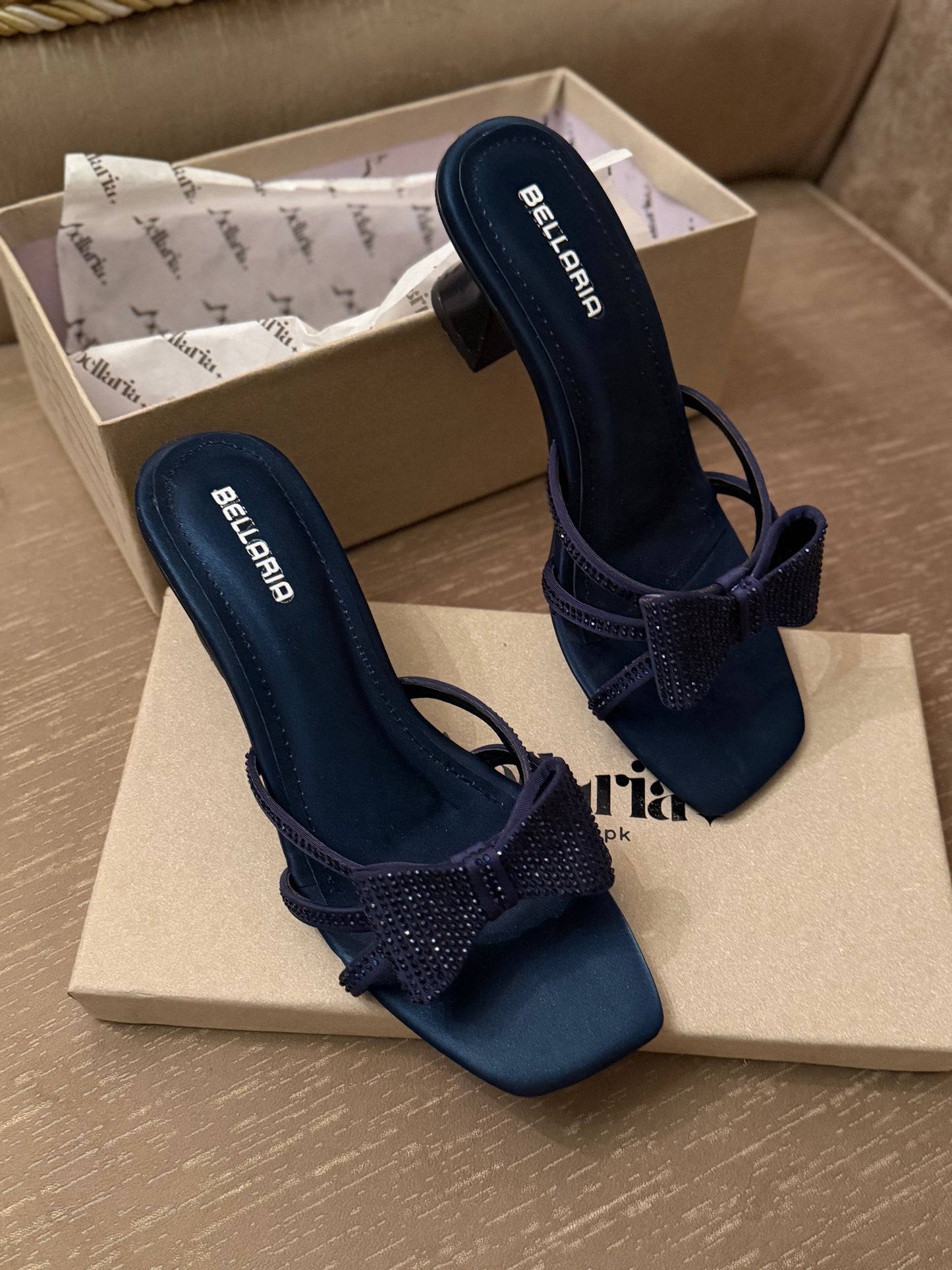 Midnight Bow Heel