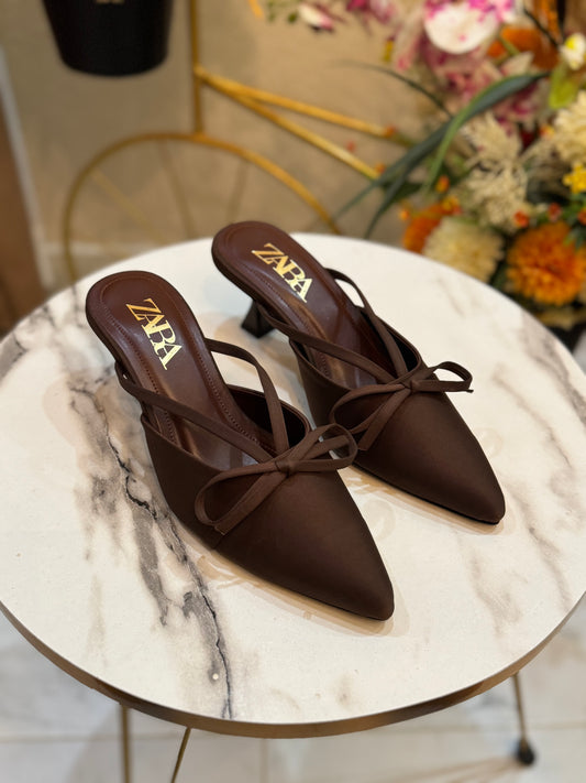 SOFT KNOT HEEL - Brown
