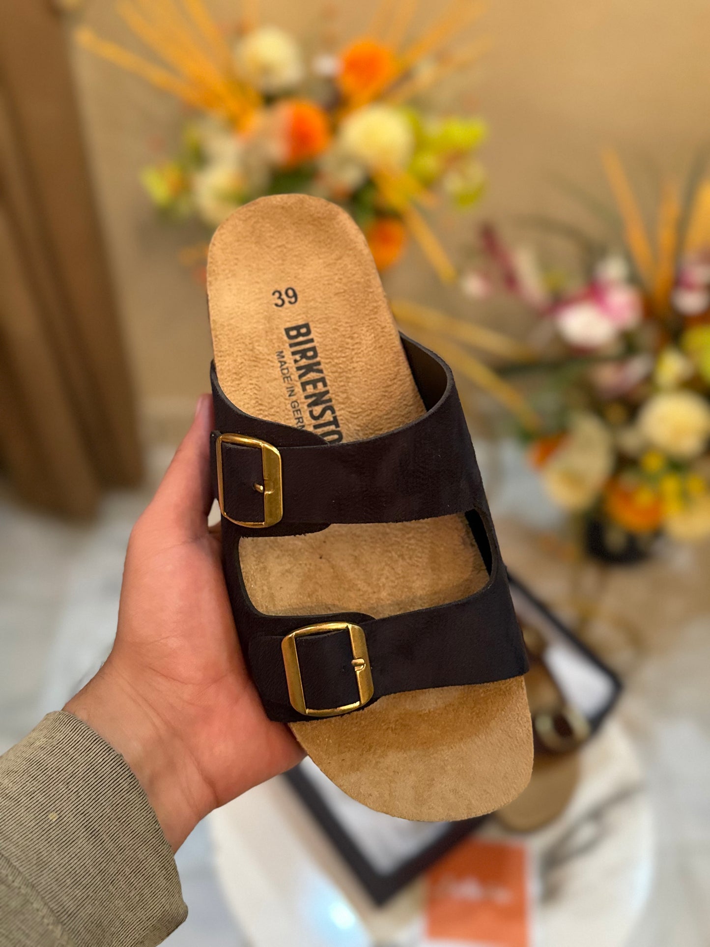 WOMEN BERKIN SANDALS - Black