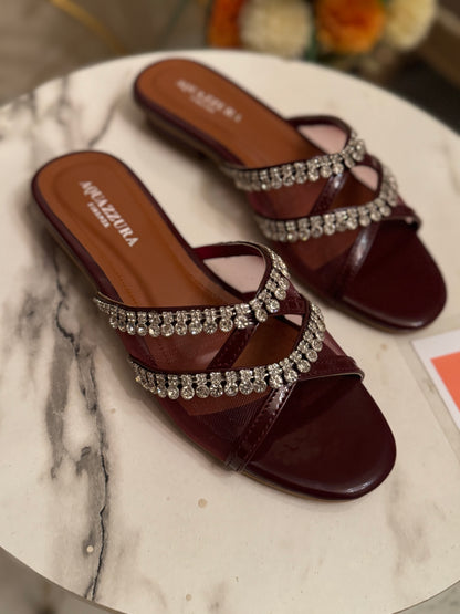 ELARA FLATS - Maroon