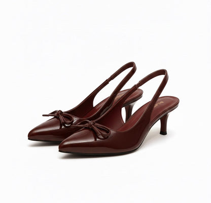 SIENNA STELLATO HEEL - Maroon