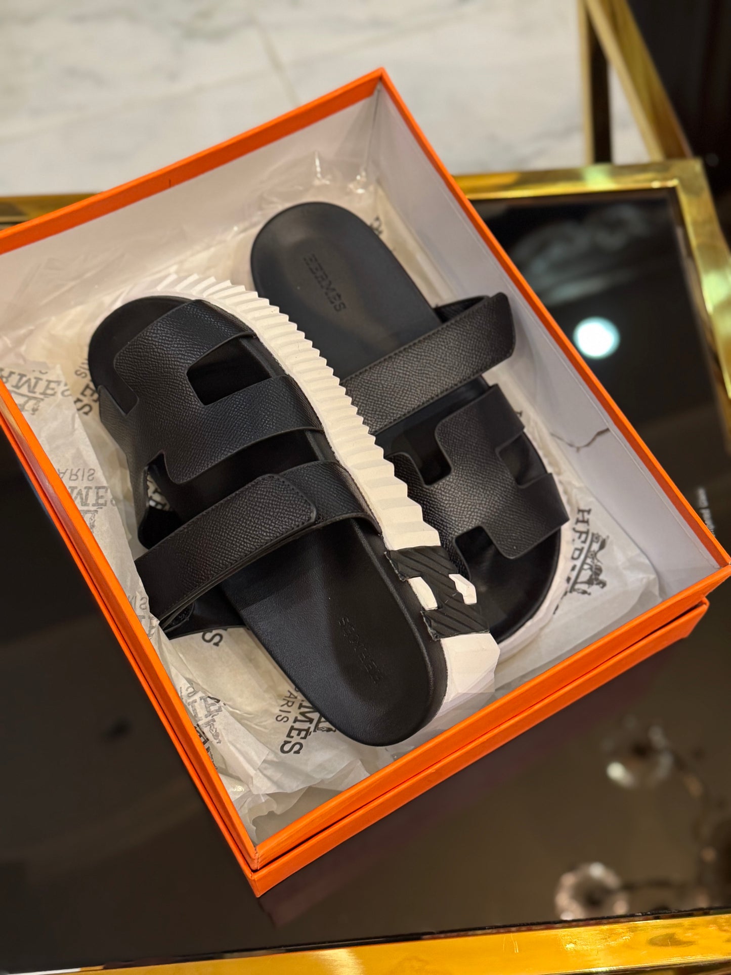 Chypree Chunks Sandal - Black