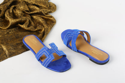 BELLARIA VINTAGE FLATS - ROYAL BLUE