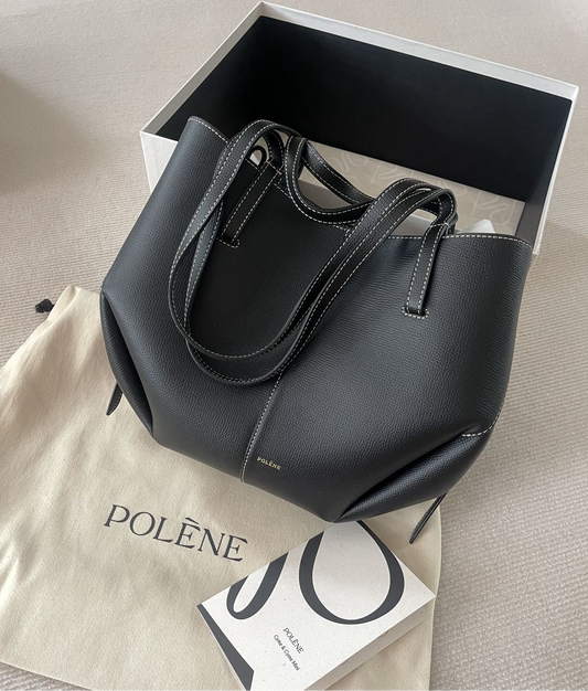 Poleene Cyme Tote bag - Black