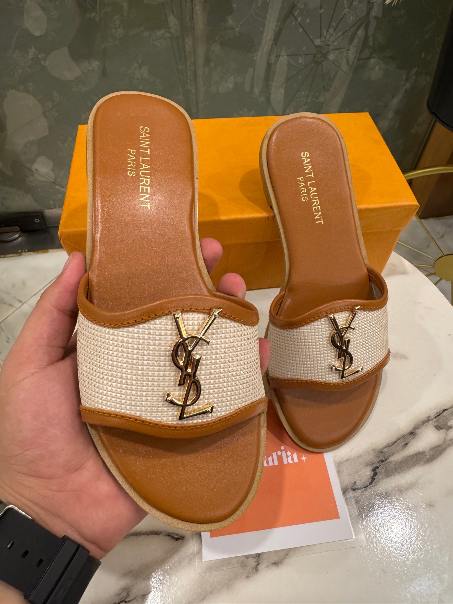 BELLARIA YL FENA FLATS  - BROWN
