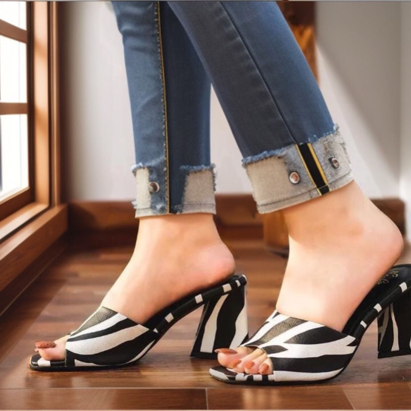 BELLARIA ZEBRA HEEL