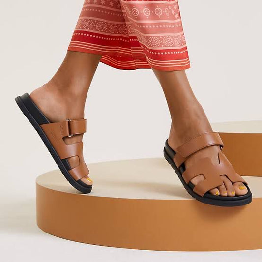 BELLARIA WOMEN CHYPRE SANDALS - BROWN (premium)