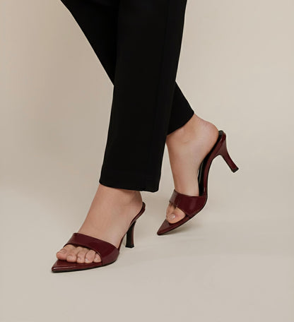 NOIRA HEEL - MAROON