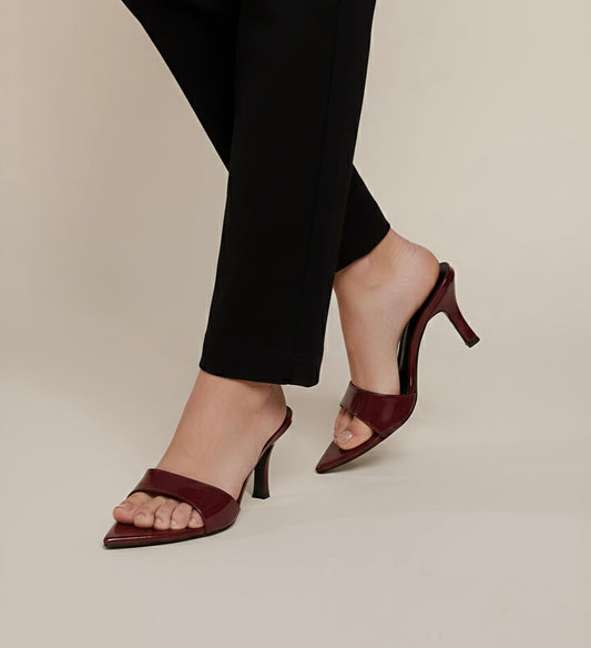 NOIRA HEEL - MAROON
