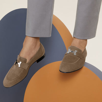 HMES PARIS SUEDE WOMEN SHOES - BEIGE