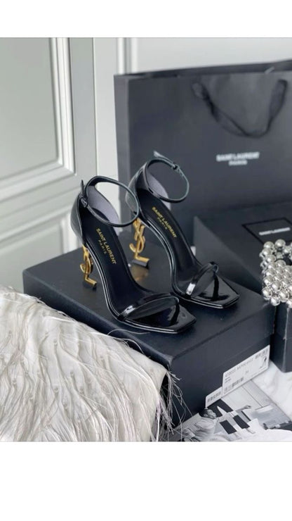 SAINT SIGNATURE HEEL - BLACK/GOLD