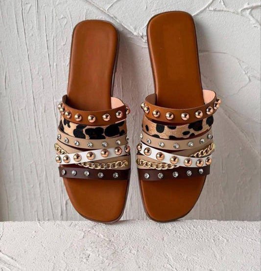 ZR STUDDED VOCA FLATS (premium batch)