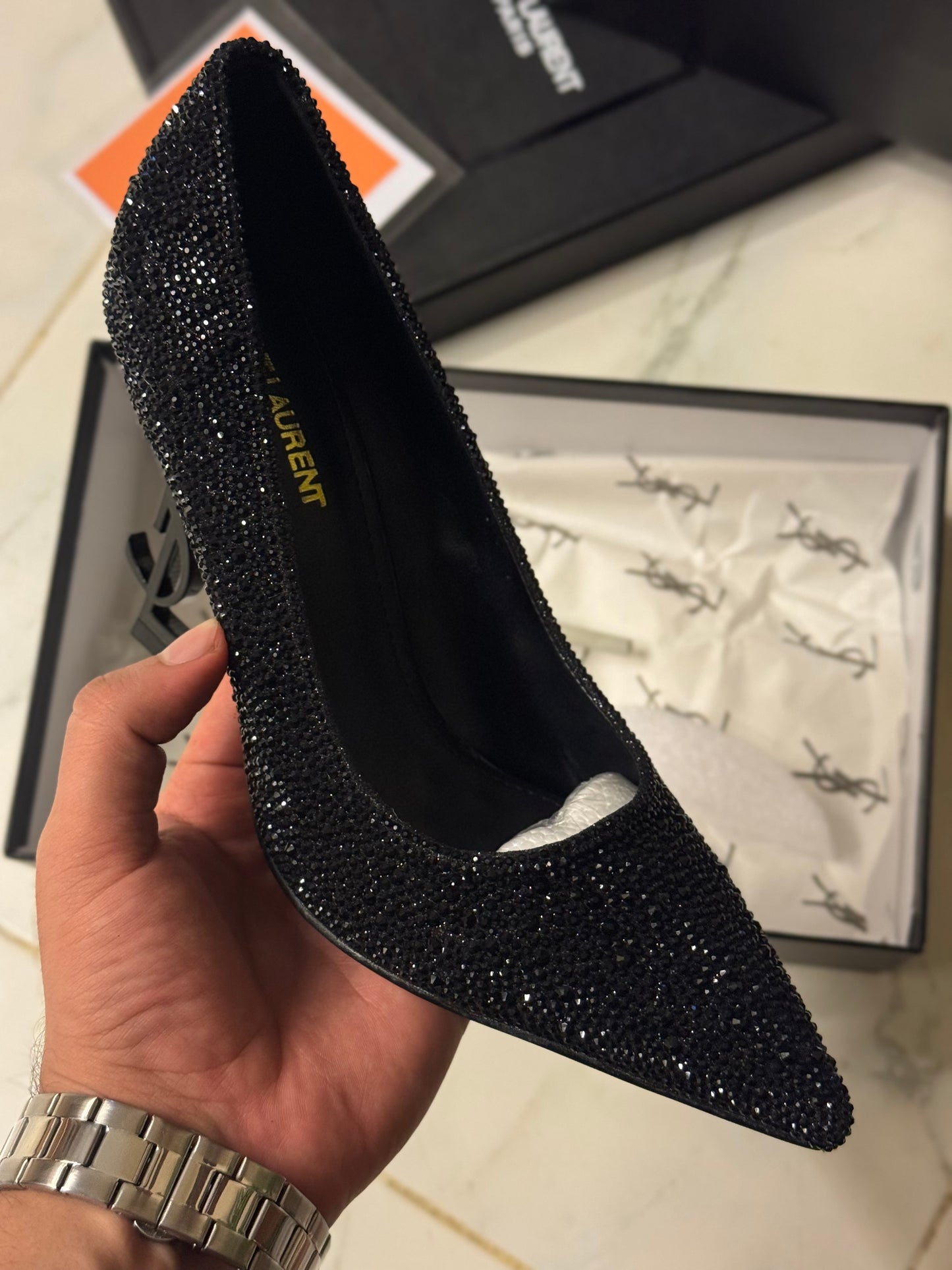 SAINT OPYUM PUMPS - BLACK/BLACK