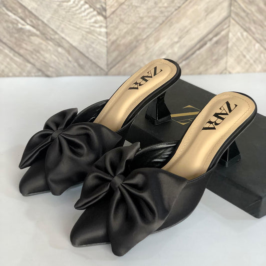 BELLARIA  CAMPAIGN HEEL - BLACK