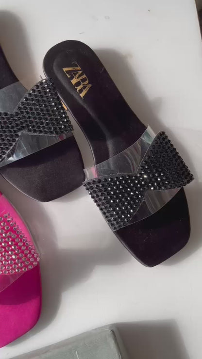 Crysal bow flats - Golden