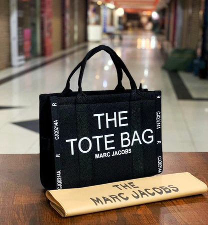 THE TOTE BAG -(BLACK)