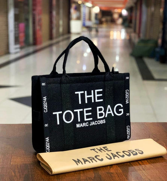 THE TOTE BAG -(BLACK)