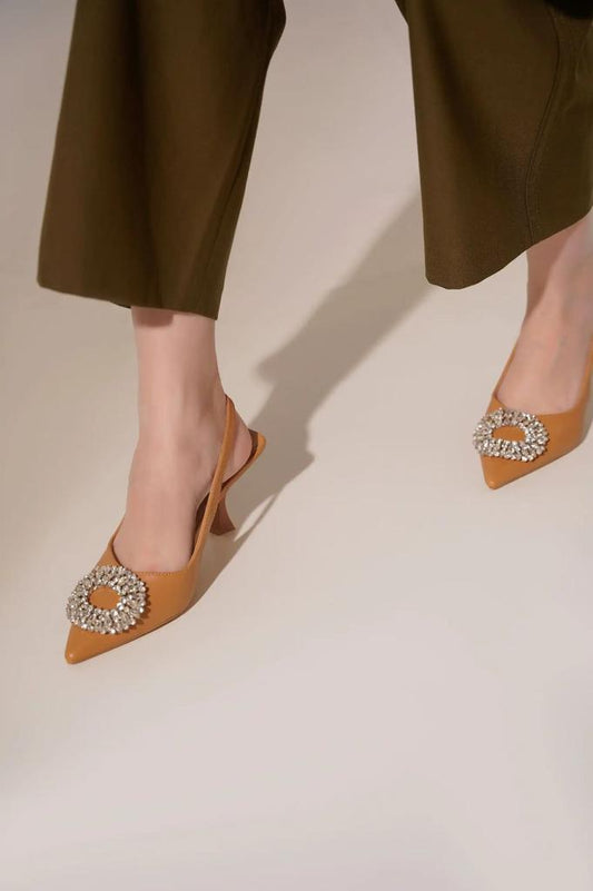 ZR BROACH HEEL -BROWN-