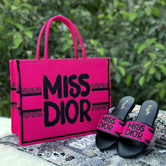 MS Combo slipper and bag